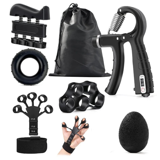 GripMasterTM | Kit Ajustable 5-60 KG para Fortalecer Manos y Antebrazos